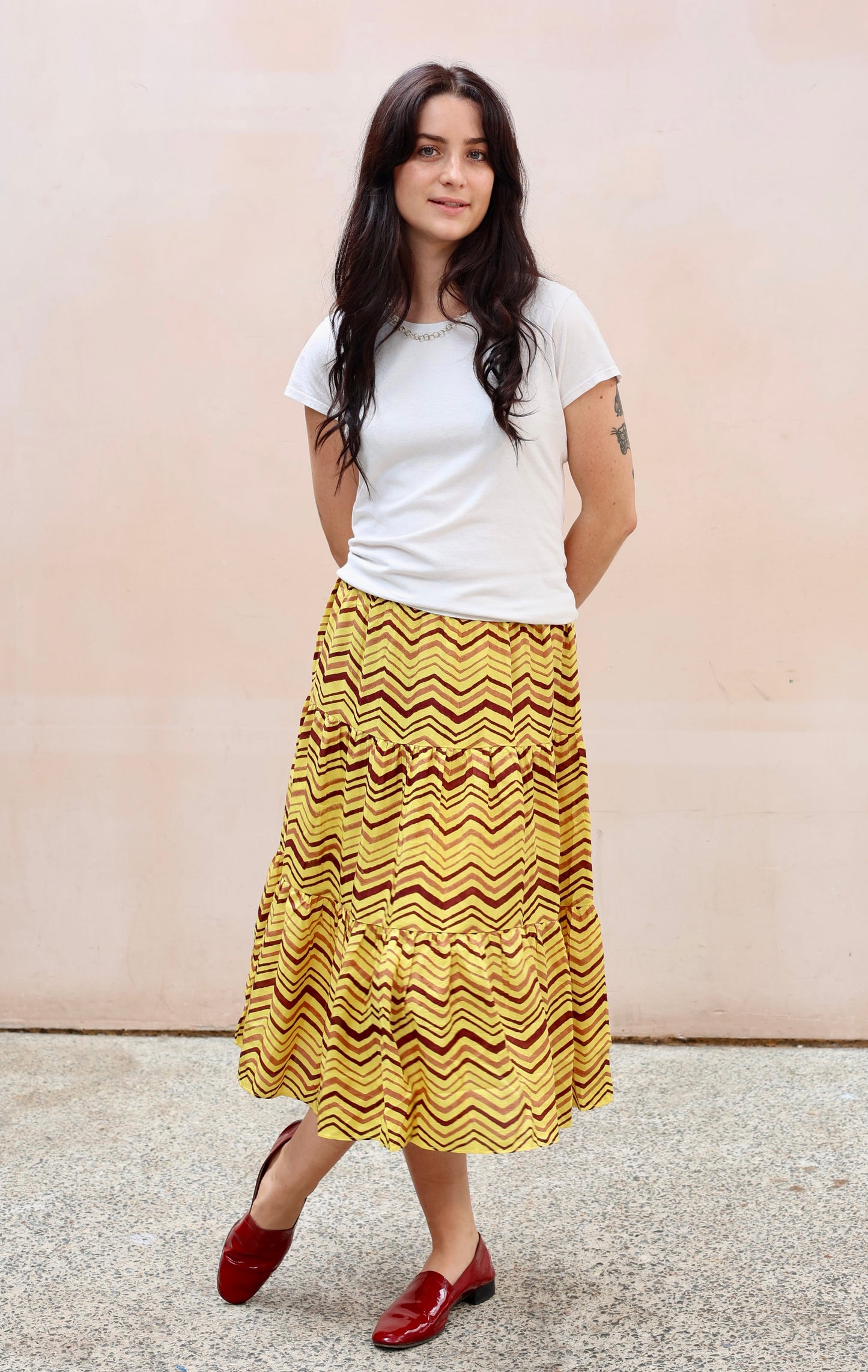 The  Dupion Silk Worli Skirts