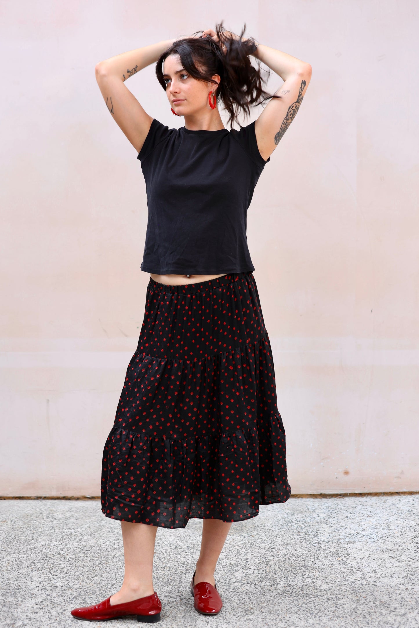 The  Dupion Silk Worli Skirts
